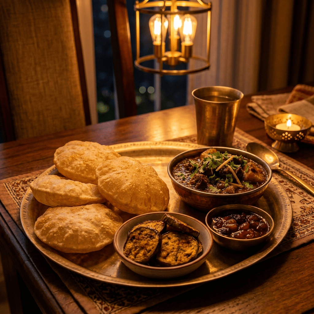 Humble Aubergine and The Sweet Chutney Ending: Bengali Style&nbsp;Dining